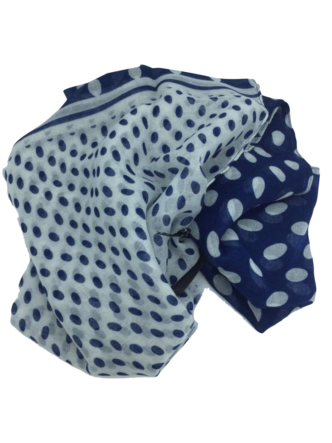 Borsa a spalla Atelier Du Sac a pois con pashmina