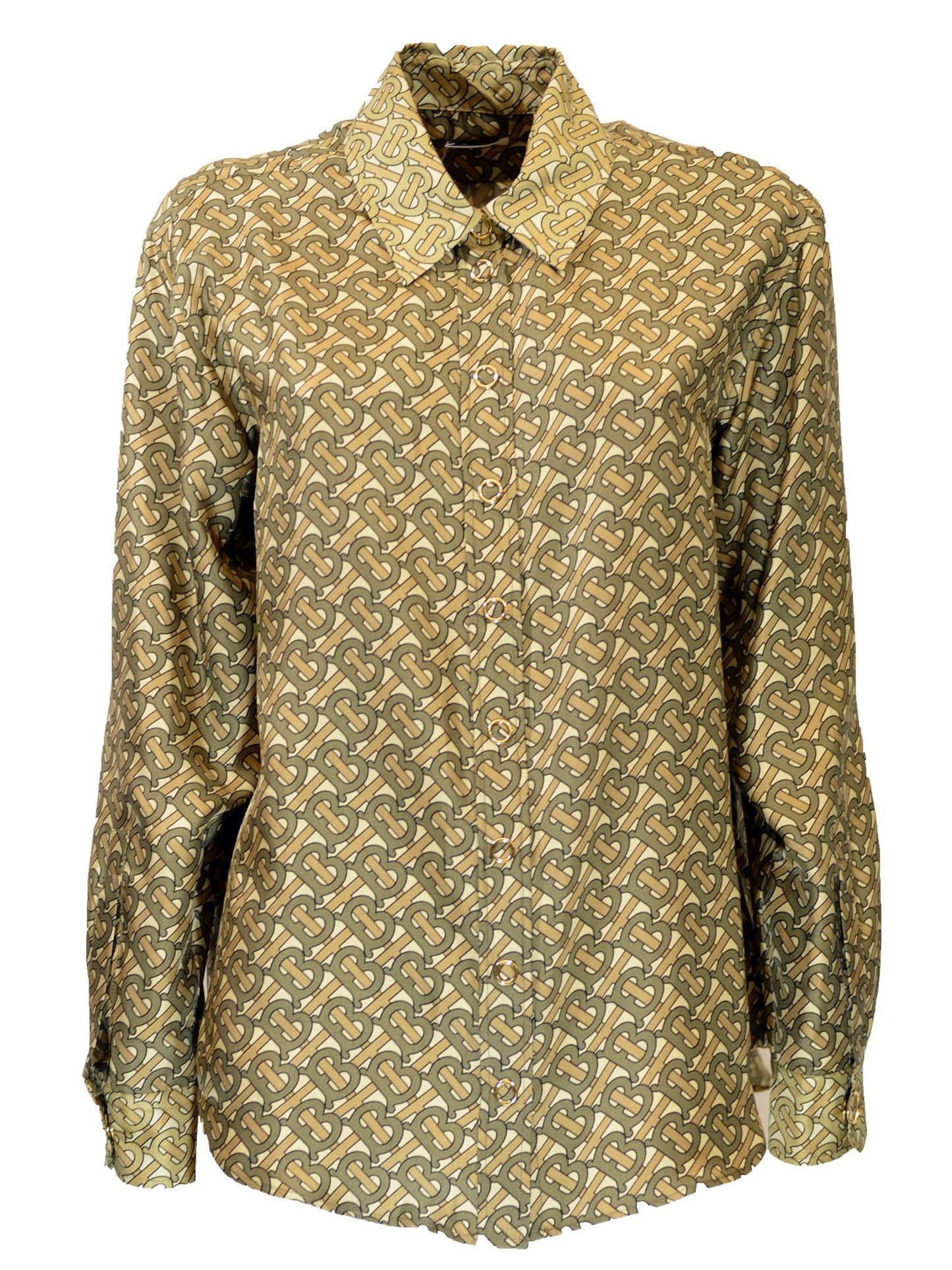 Camicia Burberry motivo monogram