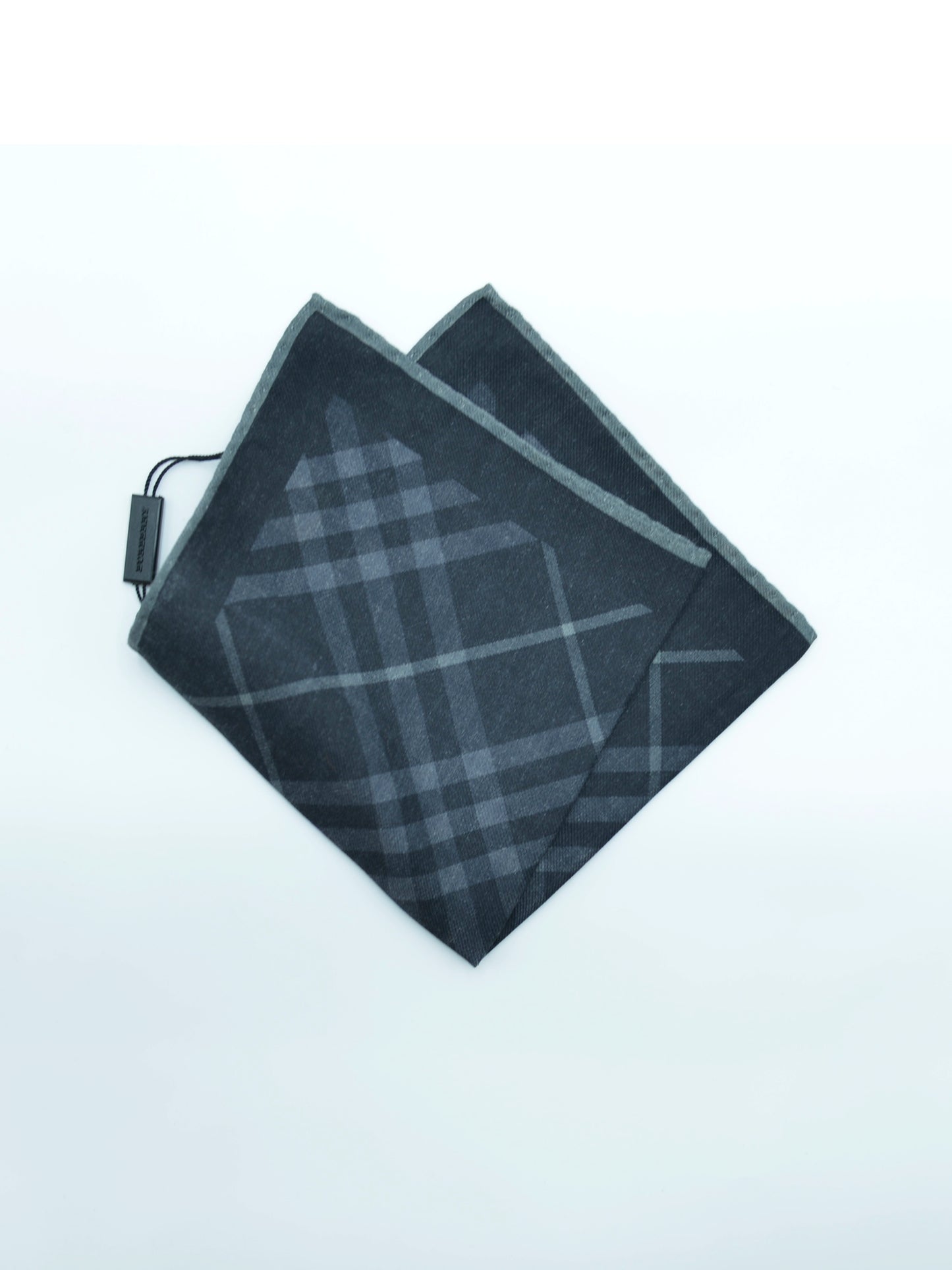 Pochette uomo Burberry in lana e seta