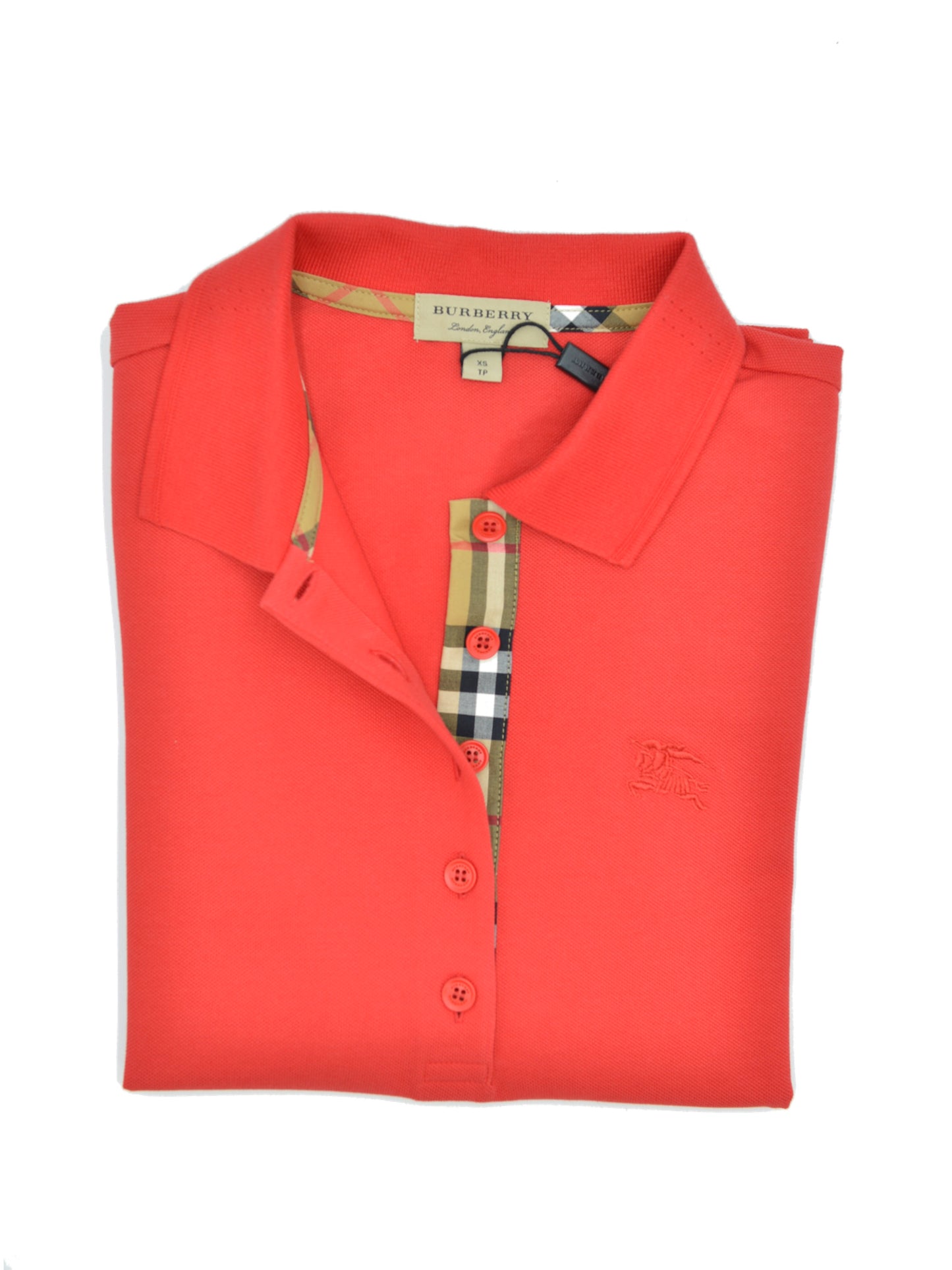 T-shirt polo Burberry donna manica lunga