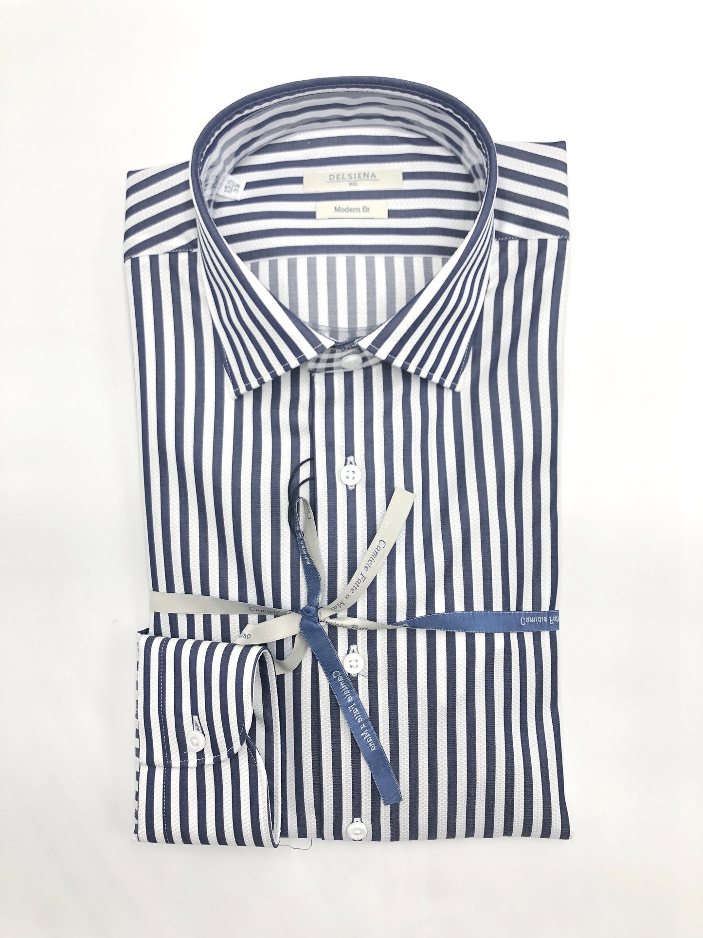 Camicia uomo Del Siena a righe vestibilità regolare