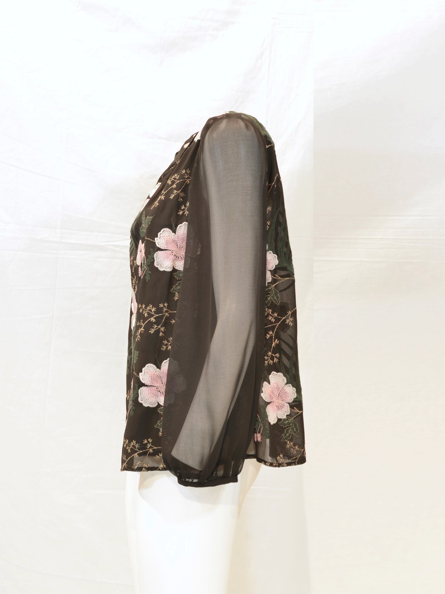 Camicia in seta ATOS Lombardini con stampa floreale