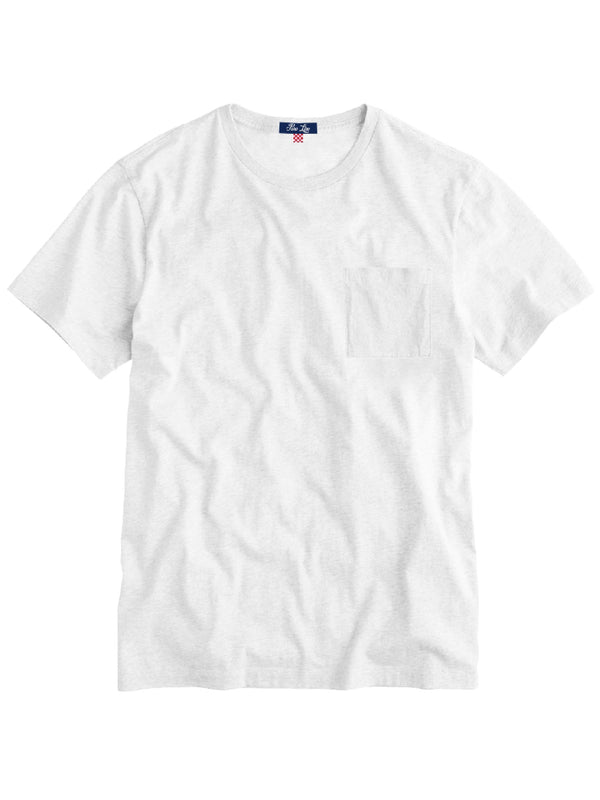 T-shirt uomo in lino MC2 Saint Barth con taschino