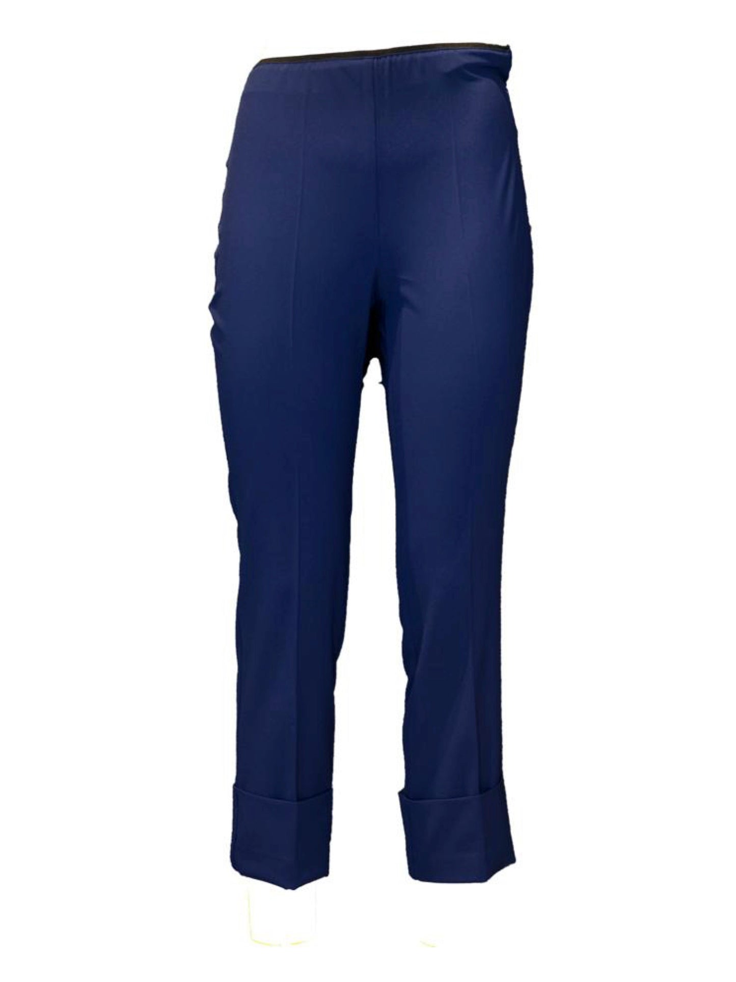 Pantalone a sigaretta con risvolto vari colori