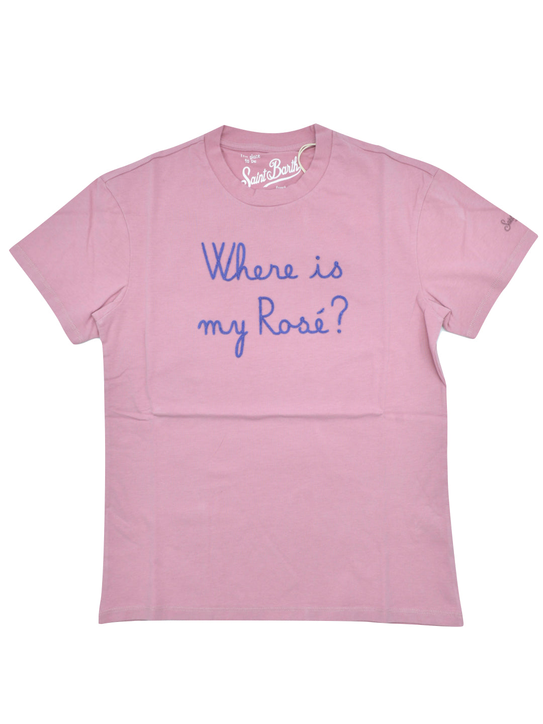 T-shirt donna manica corta MC2 Saint Barth Where is my rose'?